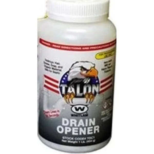 Whitlam Talon Drain Opener Non-Acidic and No Odor 1 Pound