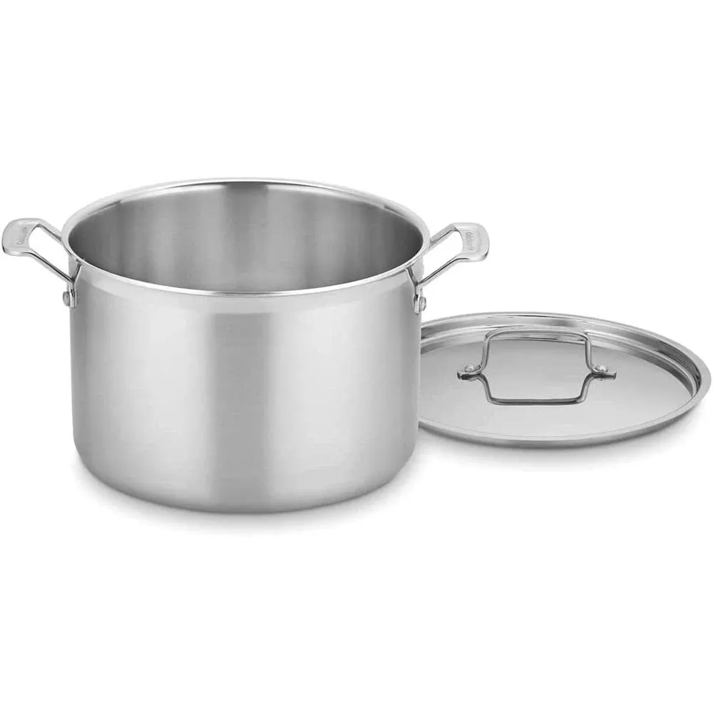 Cuisinart MultiClad Pro Triple Ply Stainless Cookware 12 Quart Stockpot with Cover