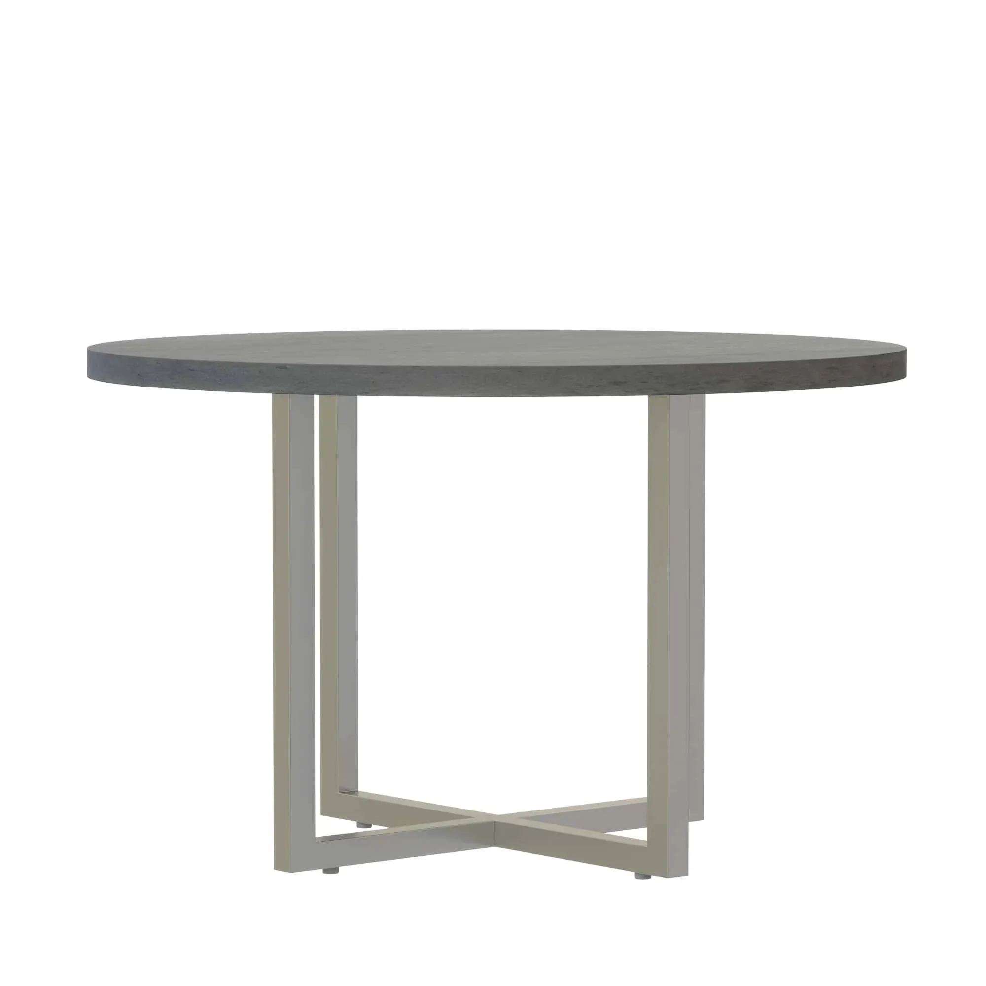 Safco MR42RSGY Mirella 42" Stone Gray Round Conference Table