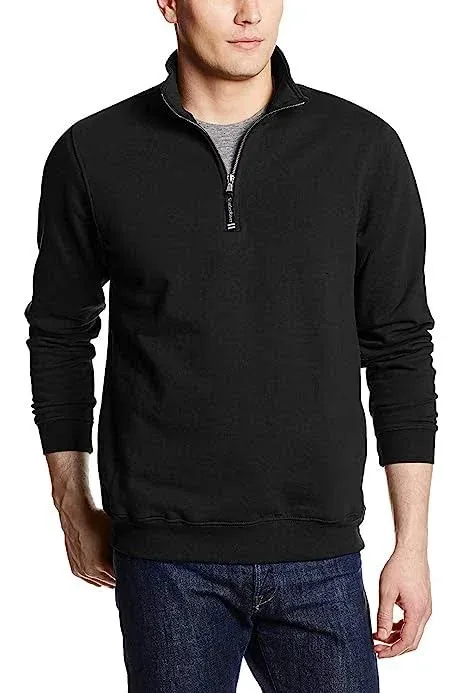 CQR Men's Thermal Fleece Half Zip Pullover, Winter Outdoor Warm Sweater, Lightweight Long Sleeve Sweatshirt