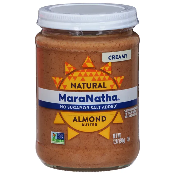 MaraNatha No Stir Creamy Almond Butter - 12 oz jar