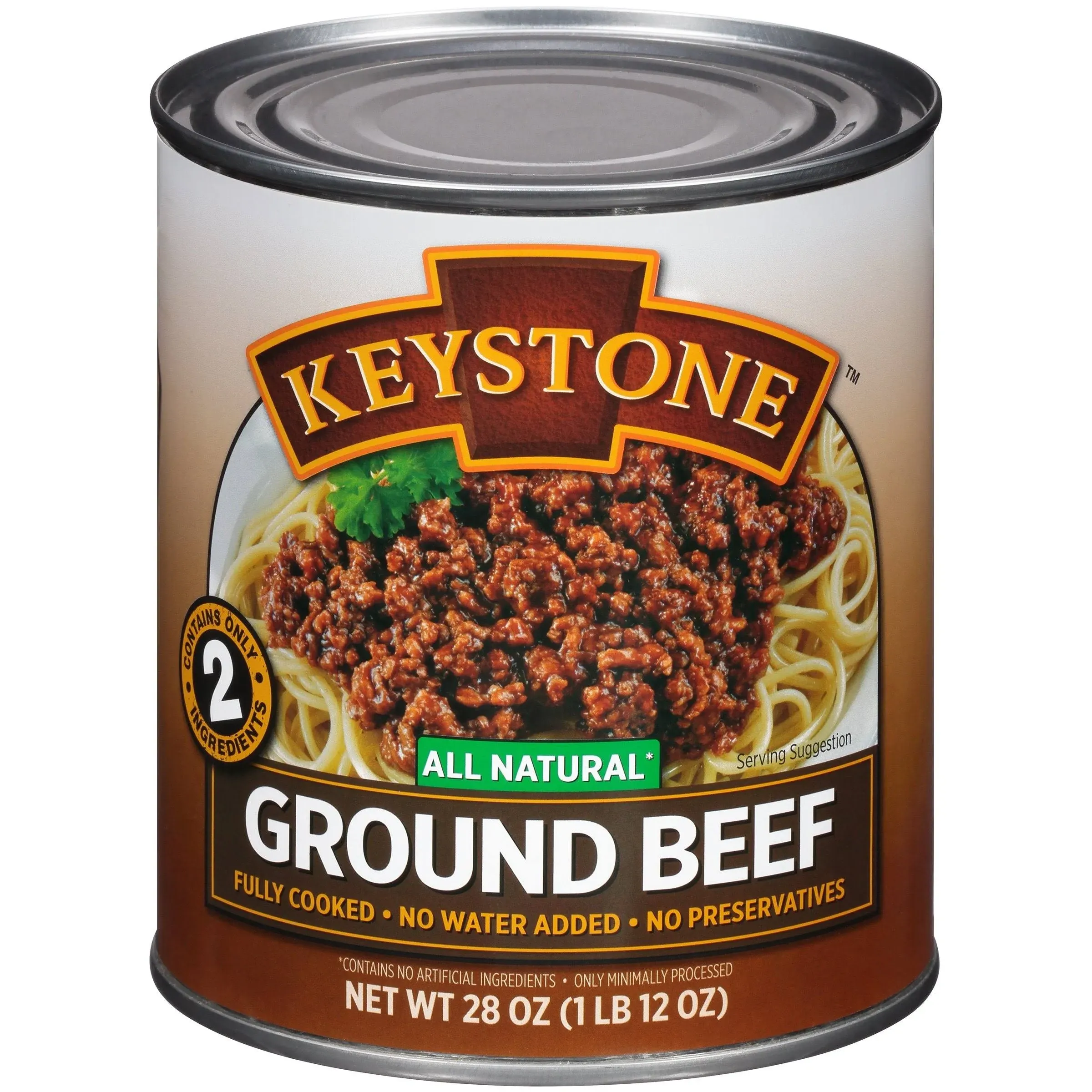 All Natural Canned Beef, Ground, 14 Ounce