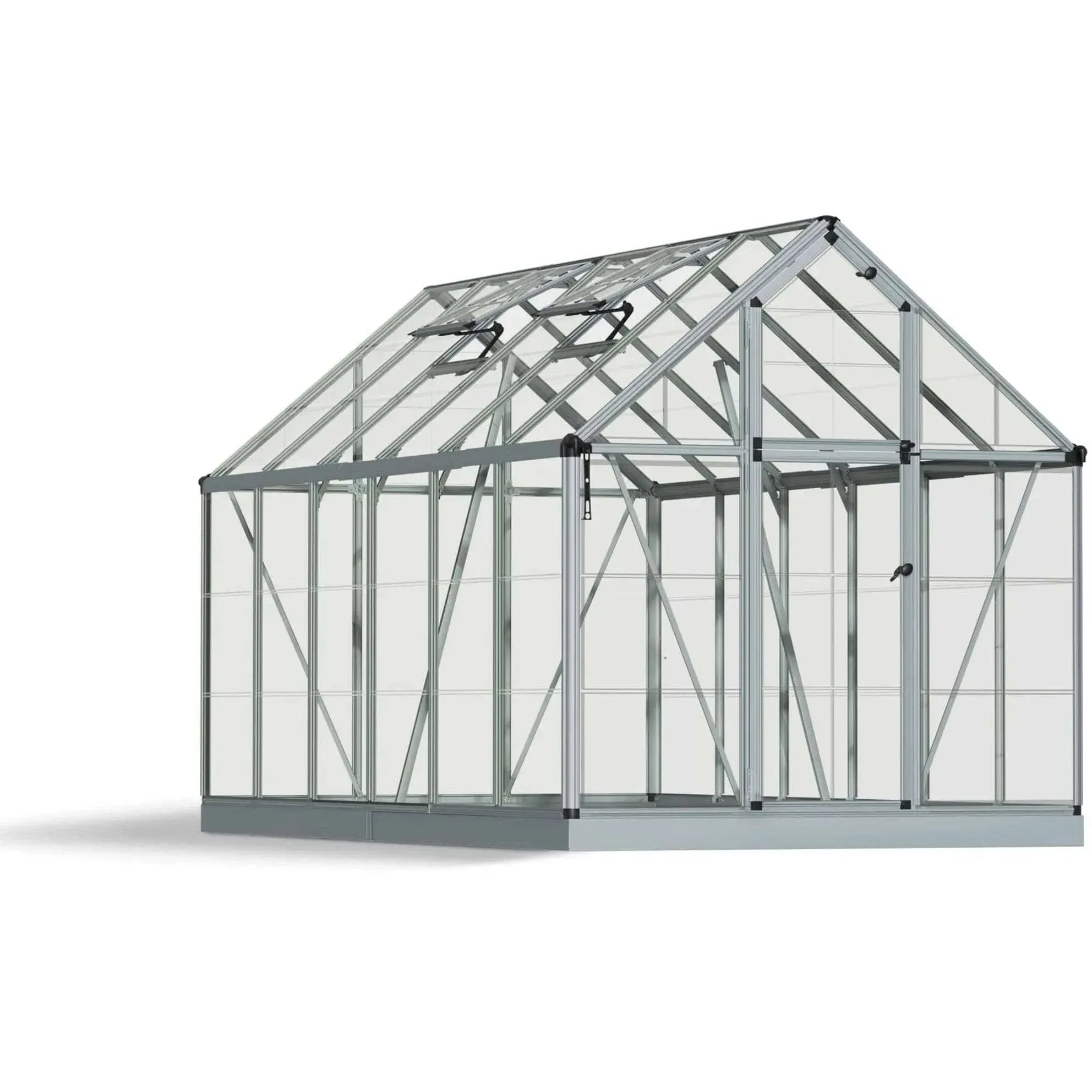 Palram Snap & Grow 6 x 12 ft. Greenhouse - Silver