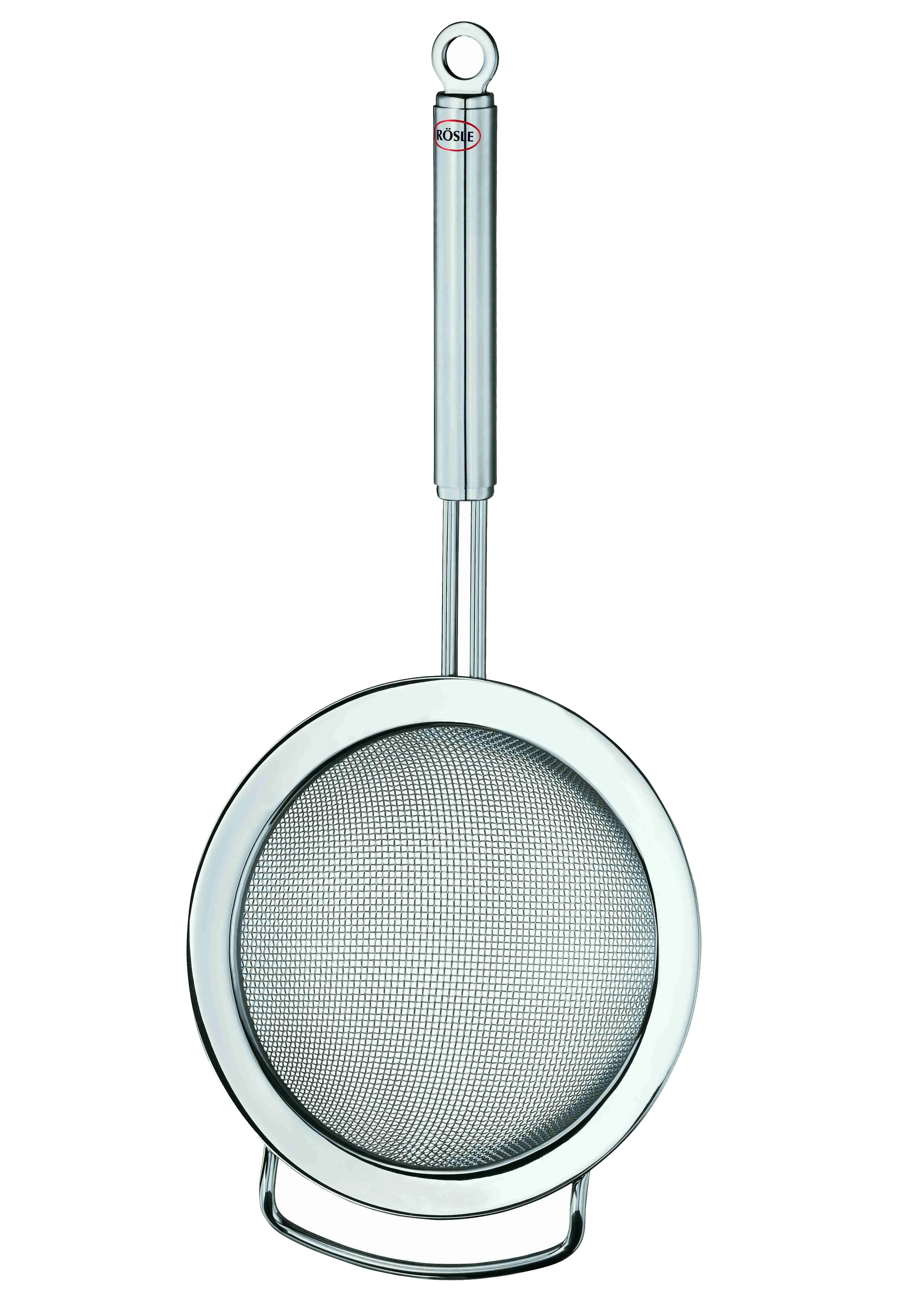 Rosle Stainless Steel Round Handle Coarse Mesh Kitchen Strainer, 7.9" - Contemporary - Colanders And Strainers - by La Cuisine International | Houzz