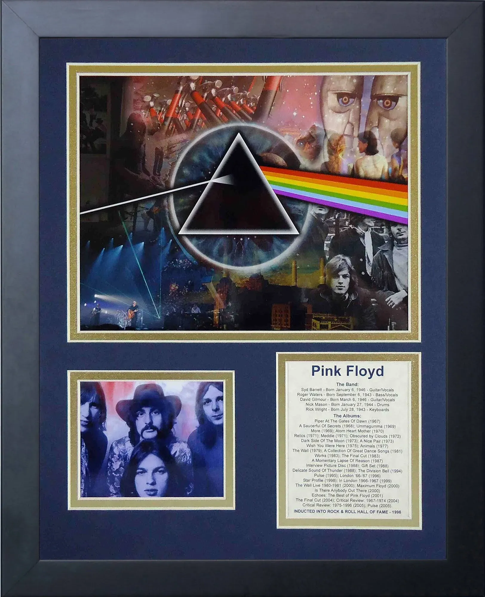 Legends Never Die Pink Floyd Mosaic Framed Memorabilia