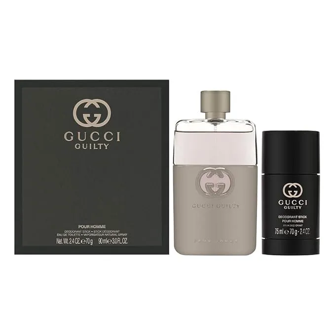 Gucci Guilty Pour Homme by Gucci, 2 Piece Gift Set for Men