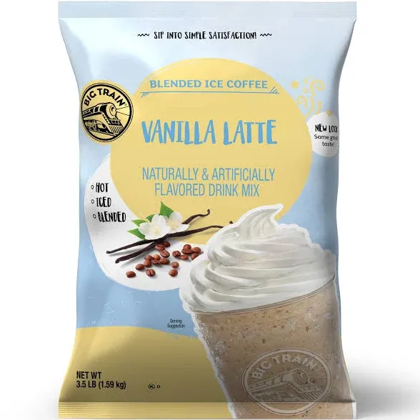 Big Train Ice Coffee Vanilla Latte 3.5 lb Bag