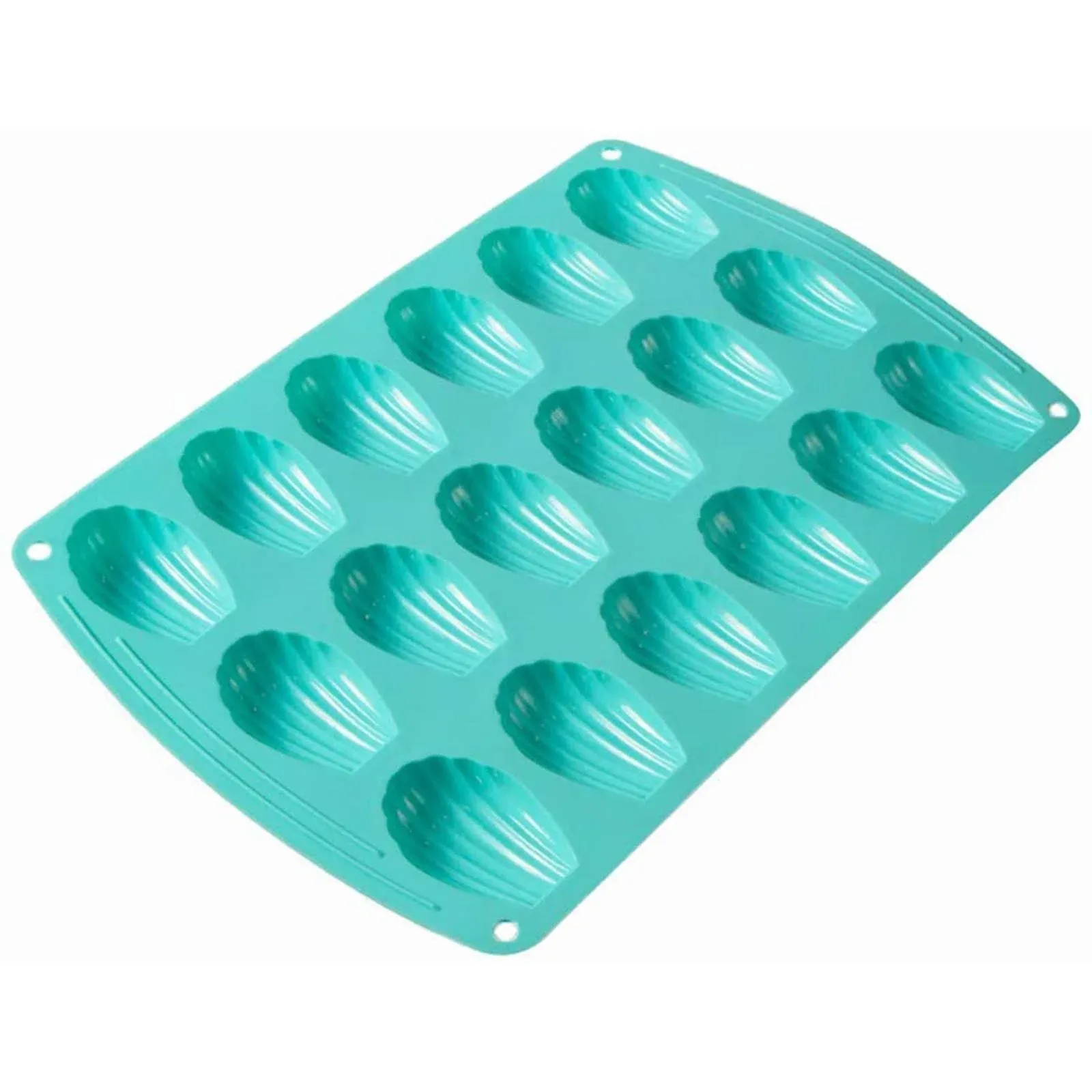 Madeleine Pan 18 Cavity Silicone Madeleine Mold for Small Cake Candy and Cookies