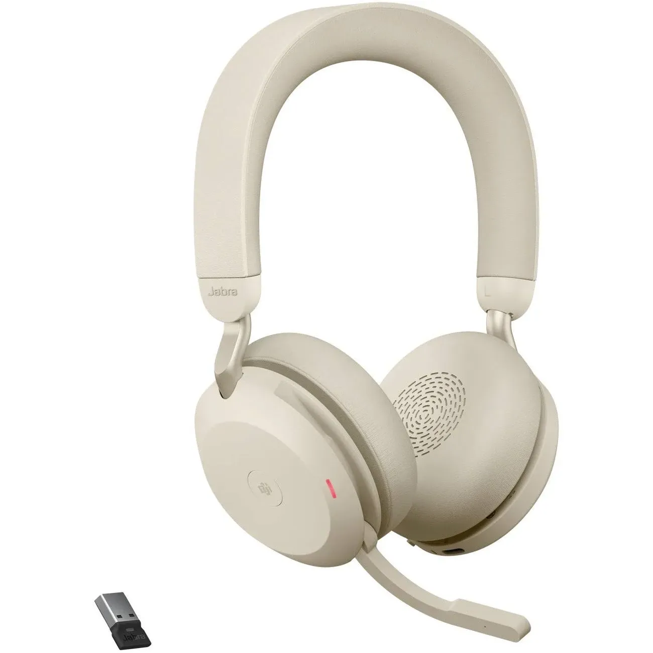 Jabra Evolve2 75 MS Wireless Noise-Canceling Headset (Gold Beige)