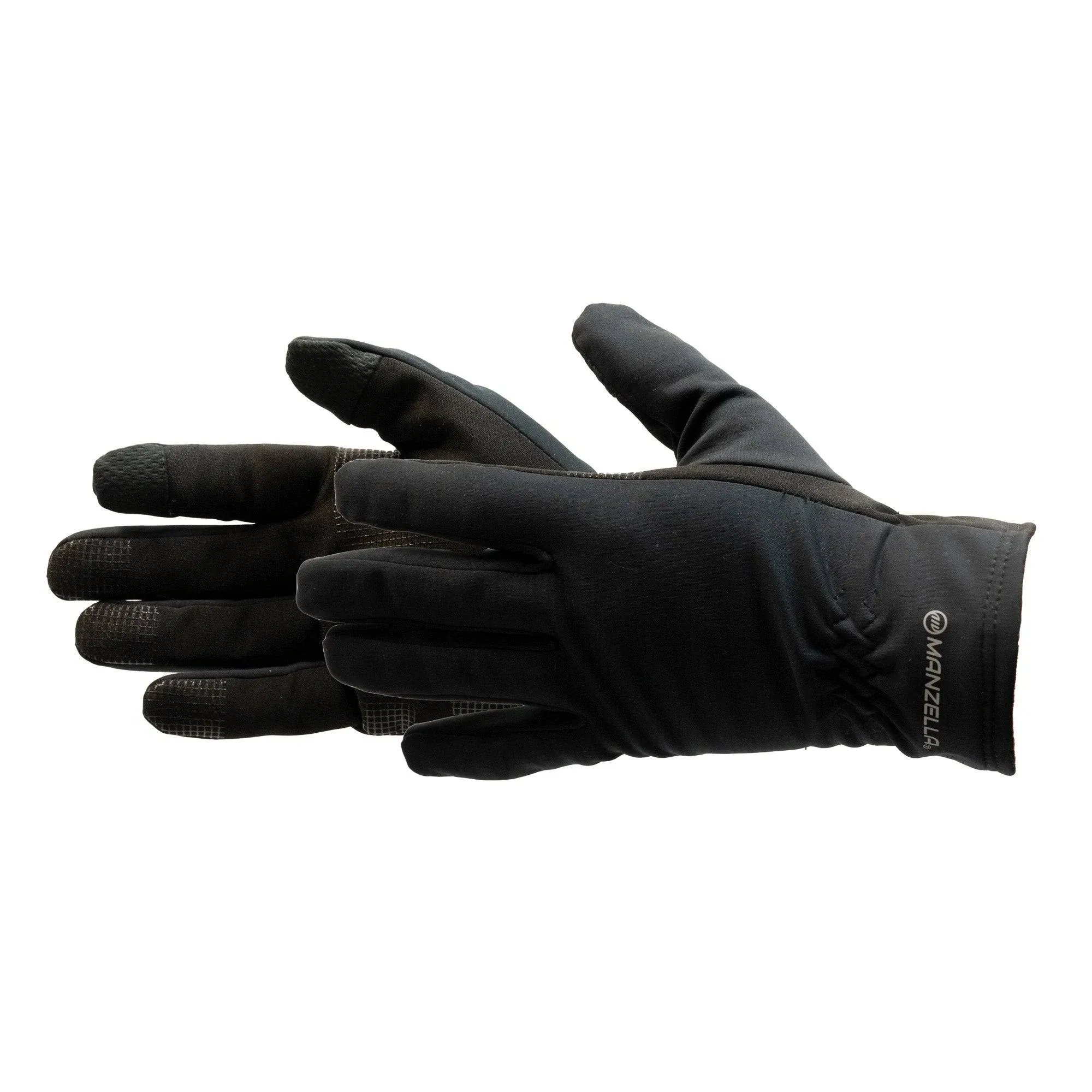 Manzella Men's Intrepid Polartec Windbloc Glove Black Medium