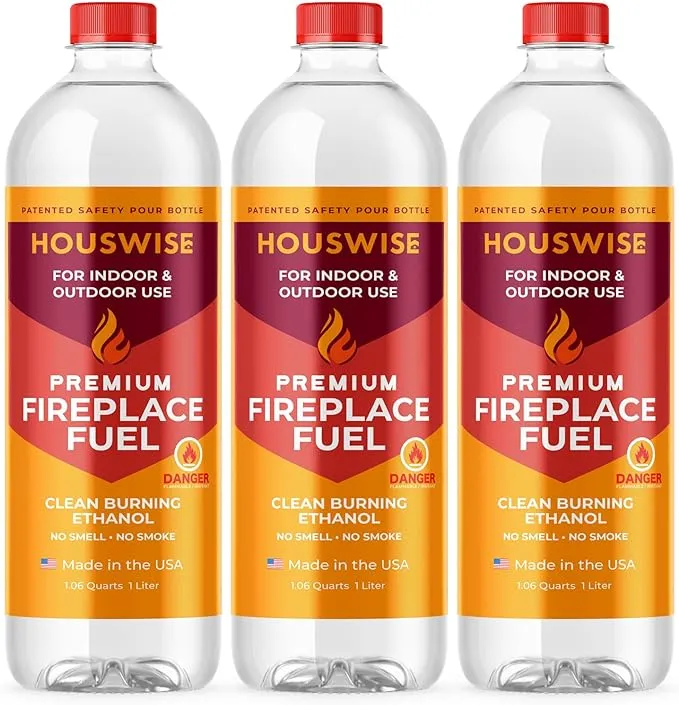 Houswise Ethanol Fireplace Fuel