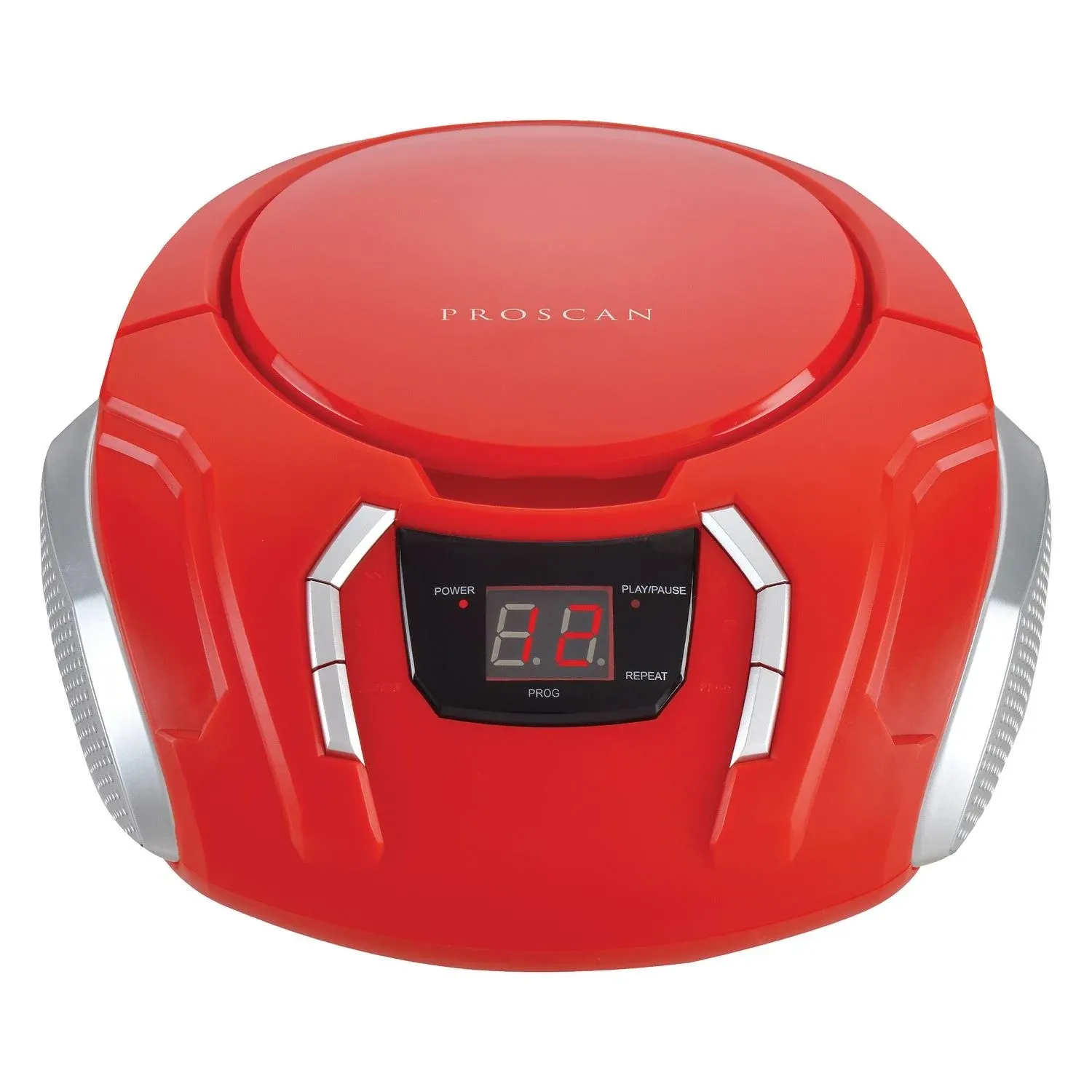 Sylvania Portable CD Boombox with AM/FM Radio - SRCD261B-Red