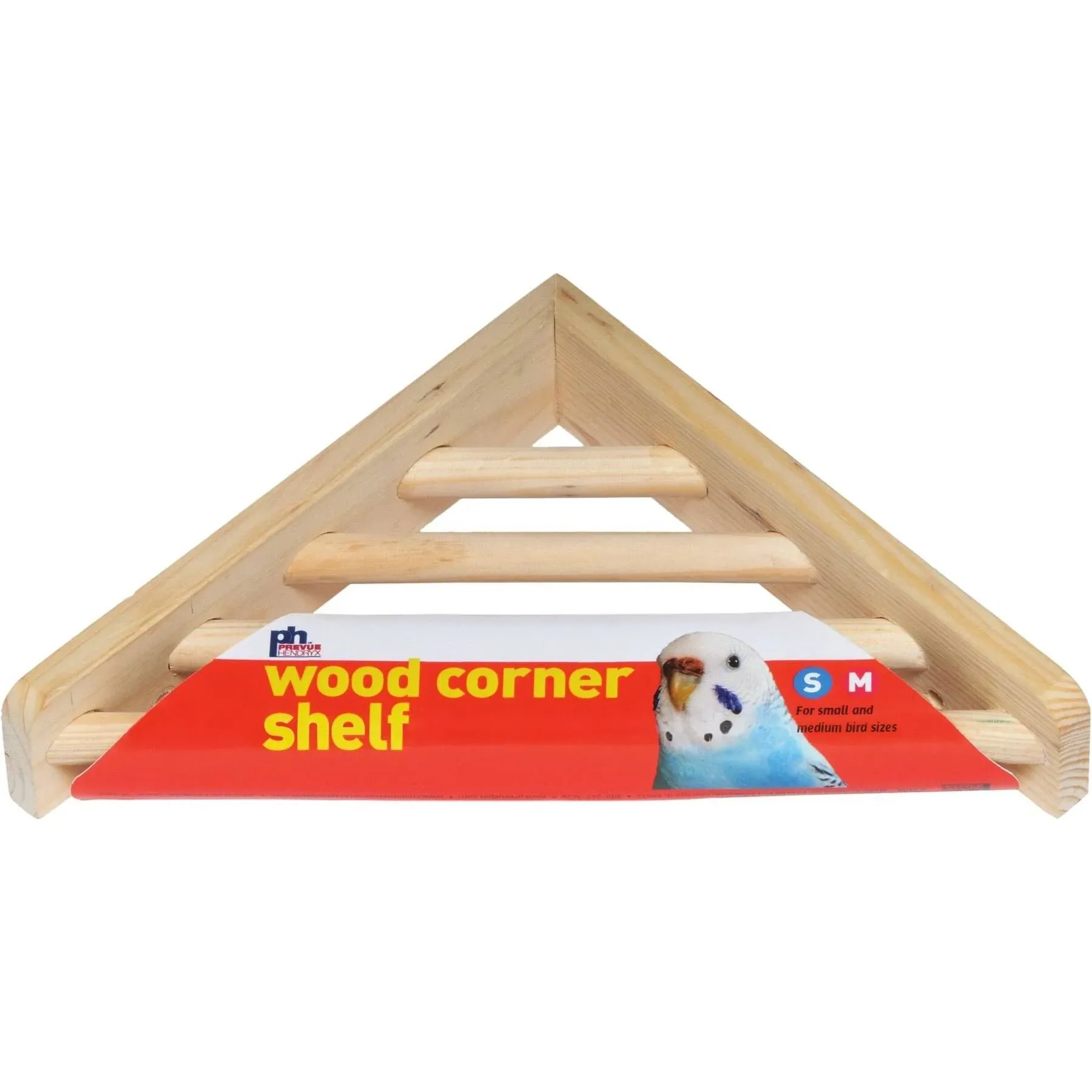 Prevue Wood Corner Shelf