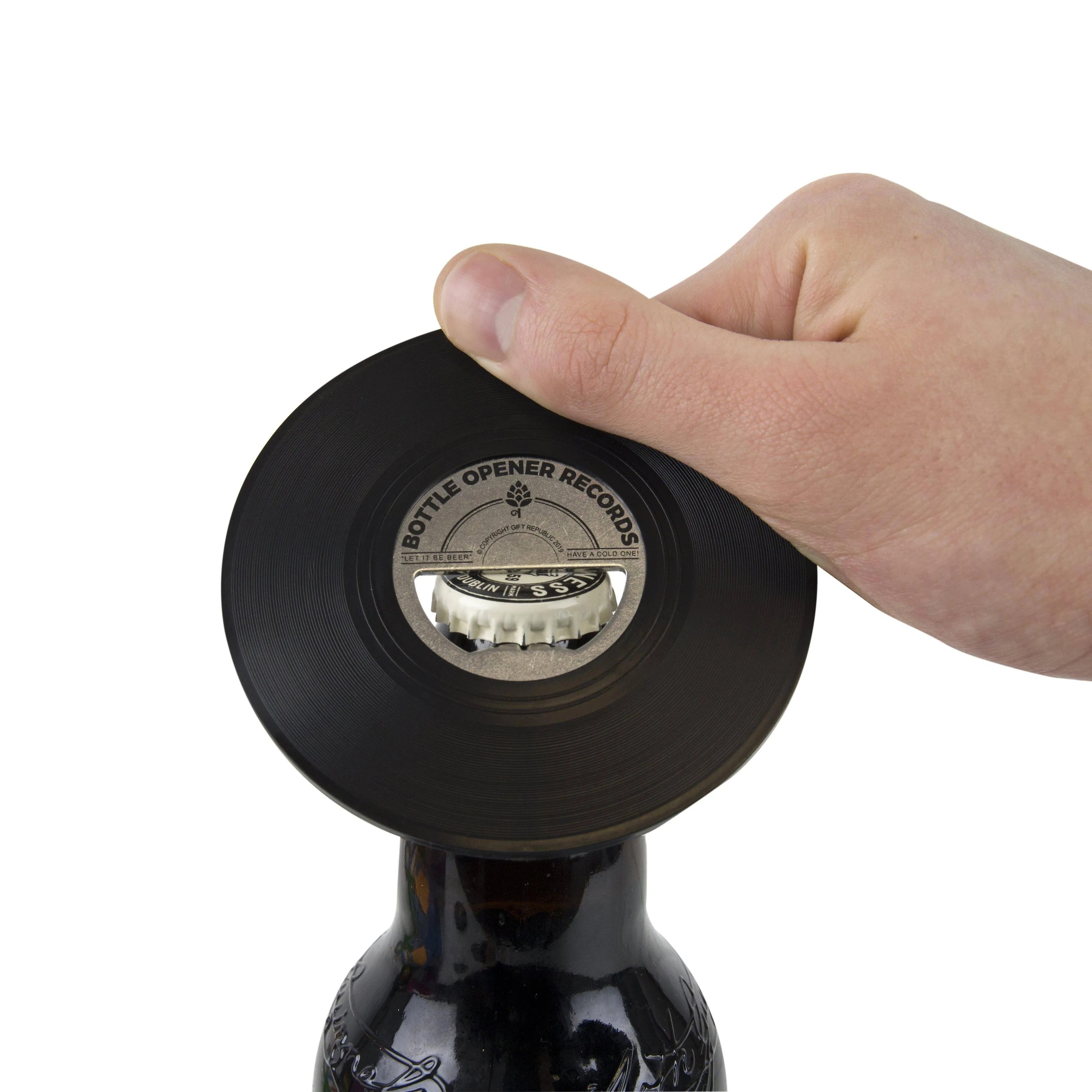 Retro Vinyl Record Beer Bottle Opener