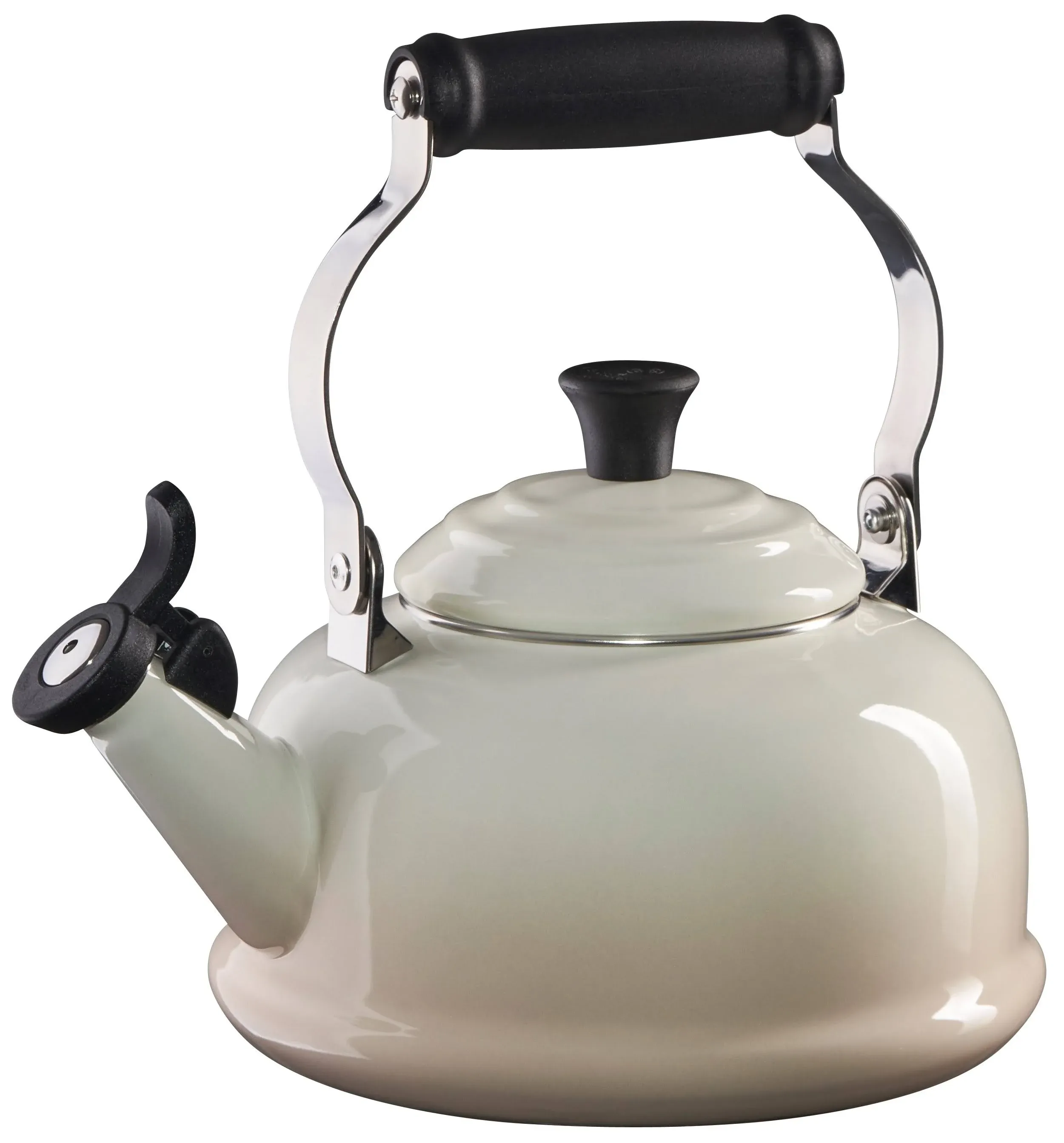 Le Creuset 1.7 Quart Enamel On Steel Whistling Tea Kettle - Meringue