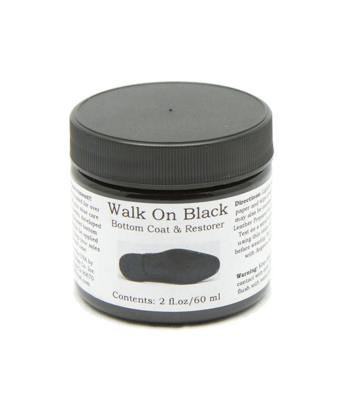 Angelus Walk on Black Bottom Coat & Restorer