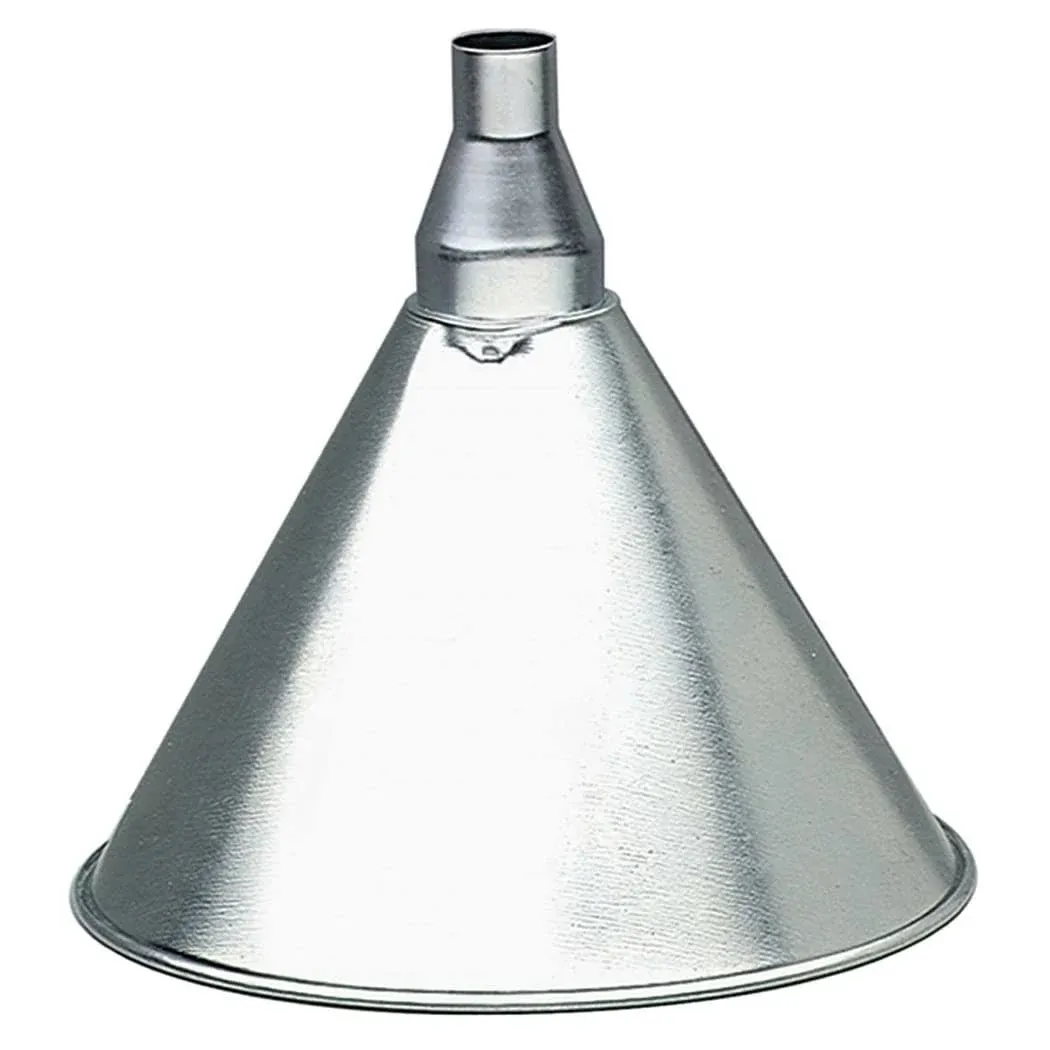 LubriMatic 75-501 Galvanized Steel Utility Funnel - 1 Quart