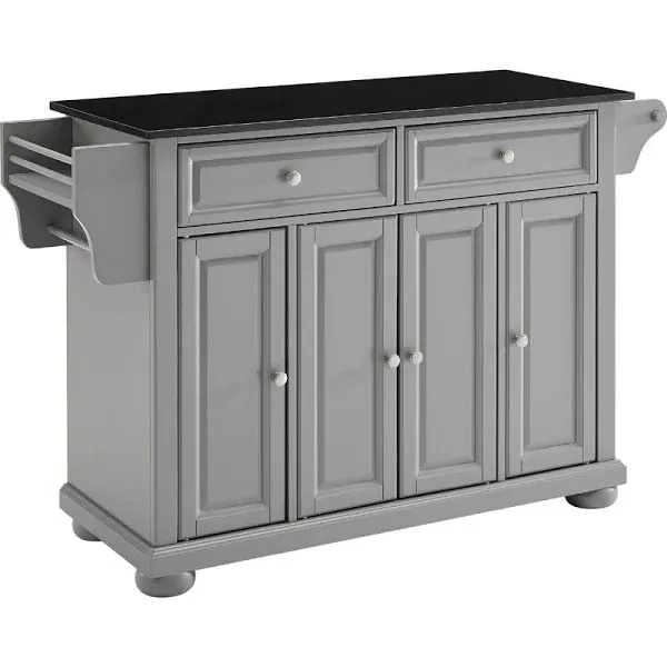 Alexandria Granite Top Kitchen Island/Cart