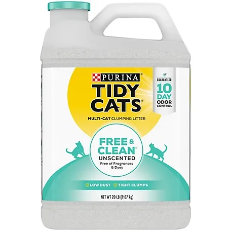 Purina Tidy Cats Free & Clean Clumping Cat Litter Unscented