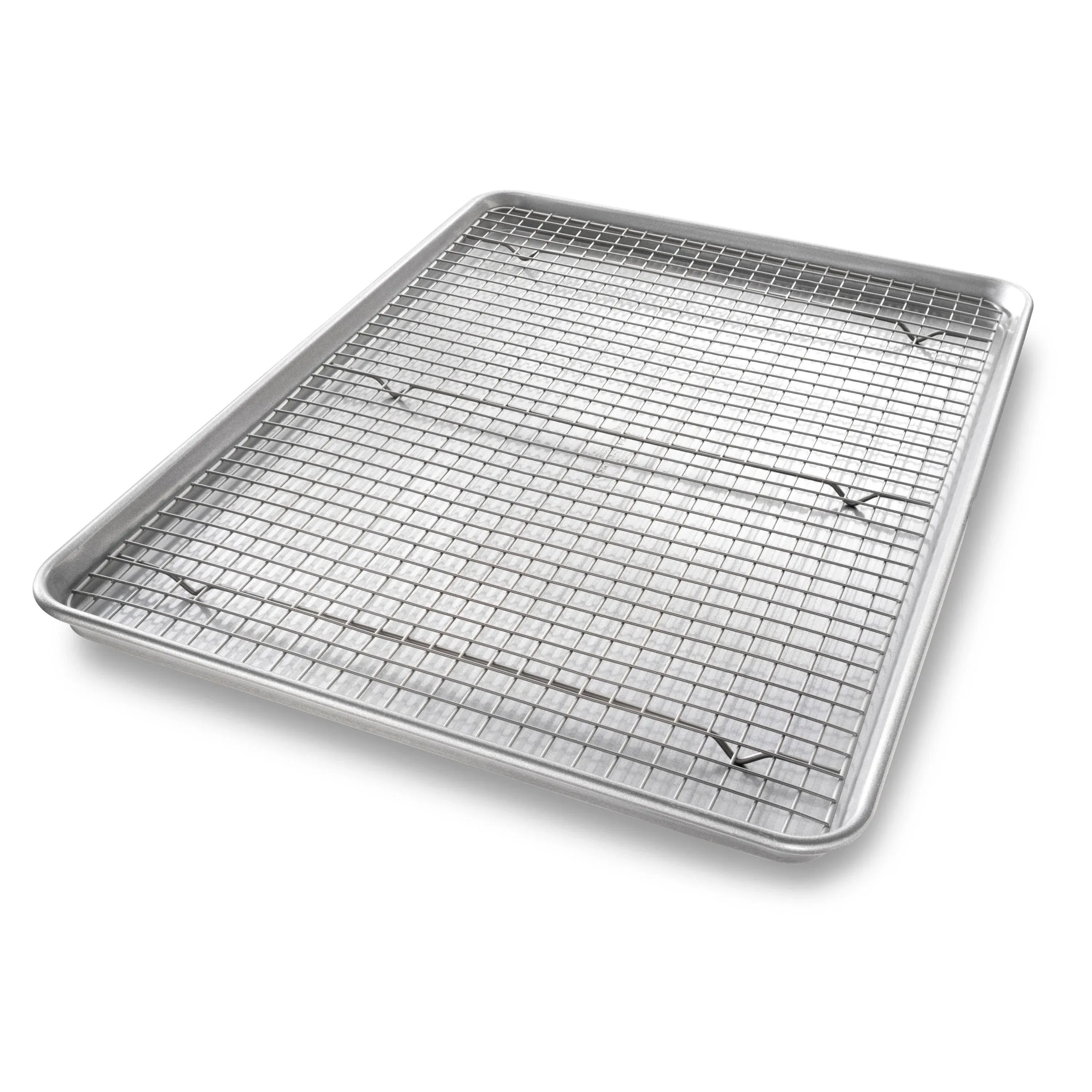 USA PAN 17.75" Half Sheet Baking Rack & Pan Set - 1606CR6