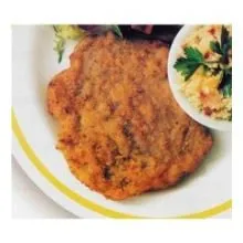 Boneless Breaded Pork Loin Chop - Pork Patty Fritter, 56 Pieces of 3 Ounce, 10.5 Pound -- 1 each.