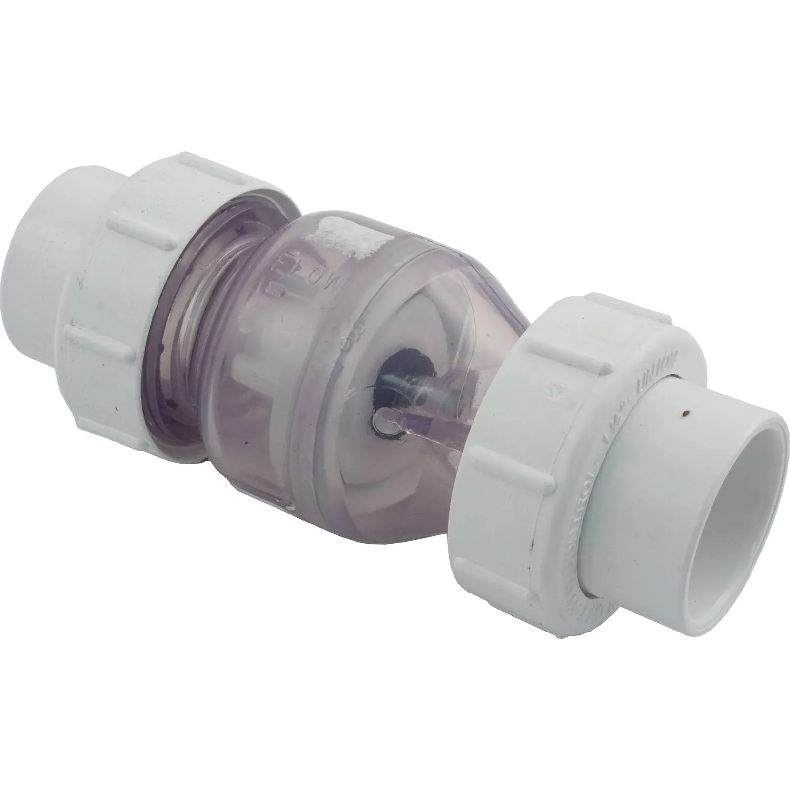 True Union Spring Check Valve 1.5 in. Clear - 1700C15