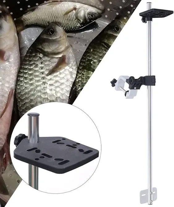 Miumaeov Universal Portable Transducer Fishfinder Mount Bracket 360 Adjustable ...