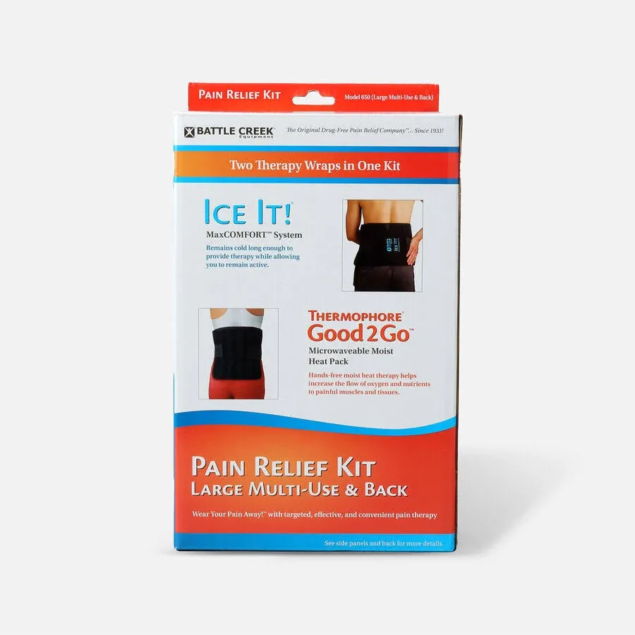 Battle Creek F00650 - Back Pain Kit with Moist Heat and Cold Therapy