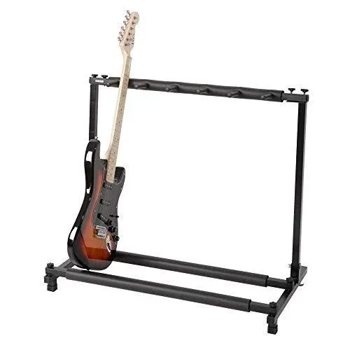 Kuyal 5 Holder Guitar Stand,Multi-Guitar Display Rack Folding Stand Band Stage ...