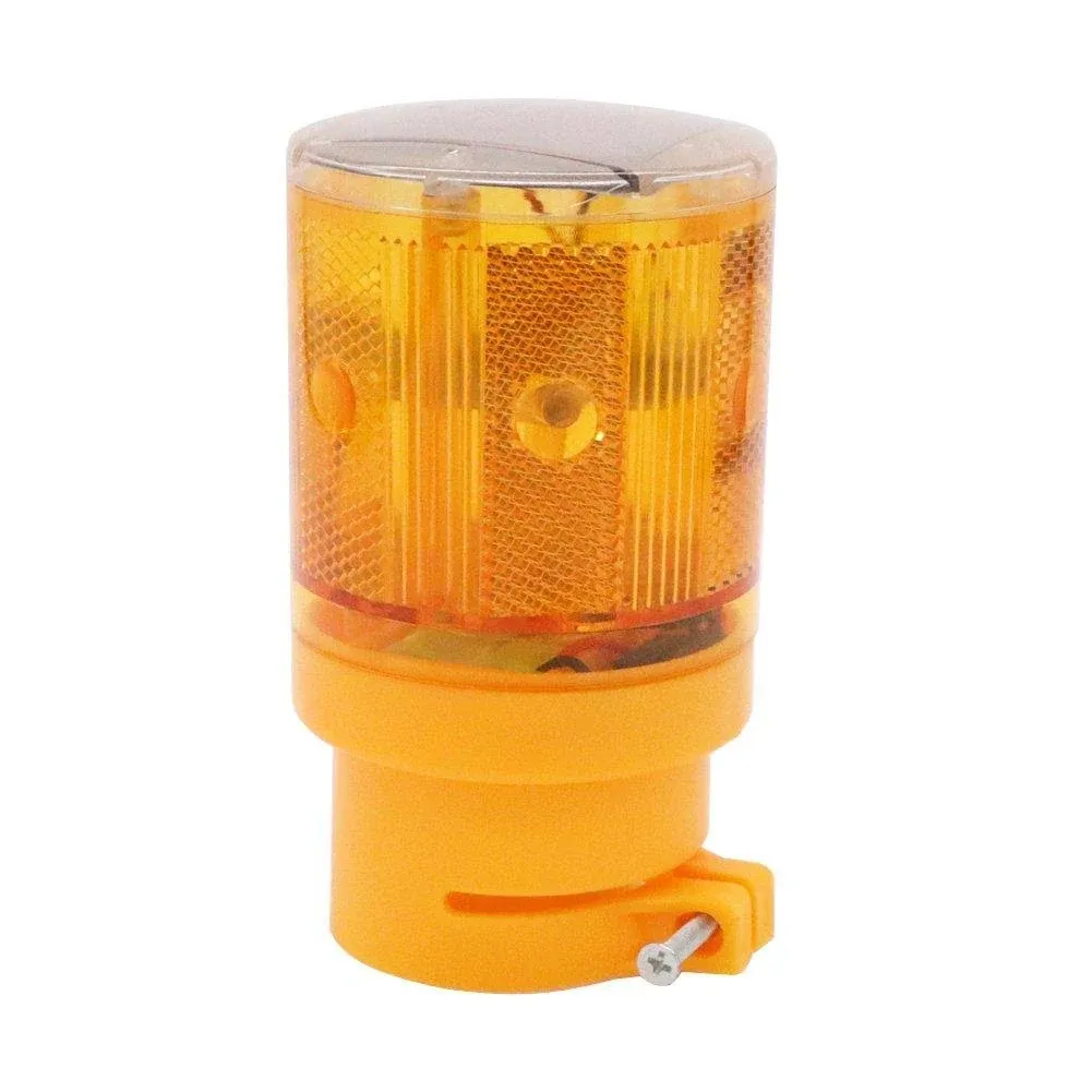 Aolyty LED Solar Strobe Warning Light Flashing Construction Safety Road Barricade Traffic Automatic Vehicle Signal Beacon Lamp Waterproof