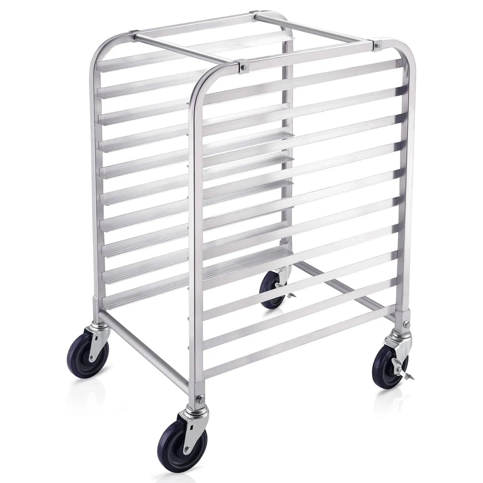 Hardura Sheet Pan Rack,10 Tier Bun Pan Rack Commercial Bakery Rack with Wheels ...