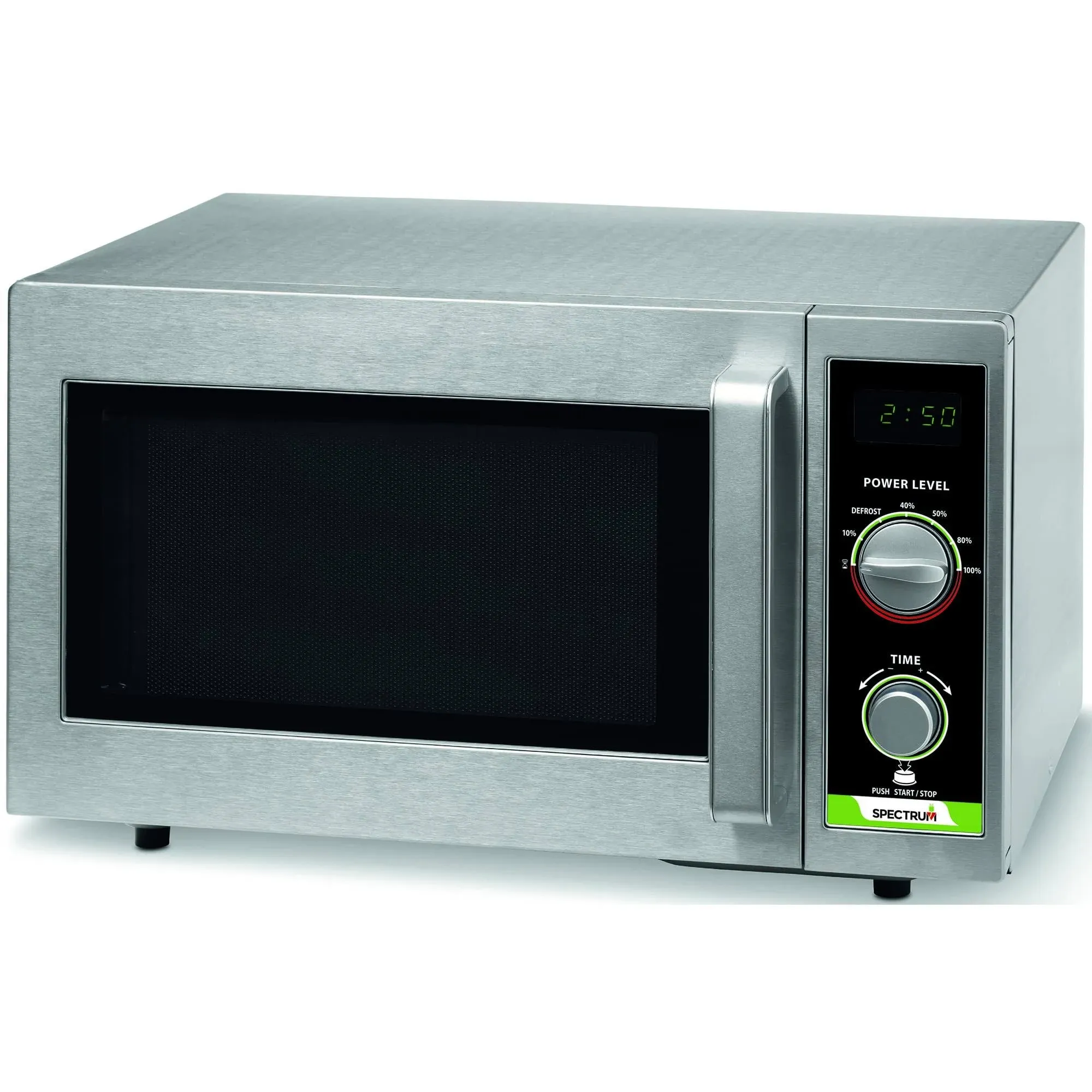 Winco EMW-1000SD, 1,000W Dial Spectrum Commercial Microwave, Stainless Steel