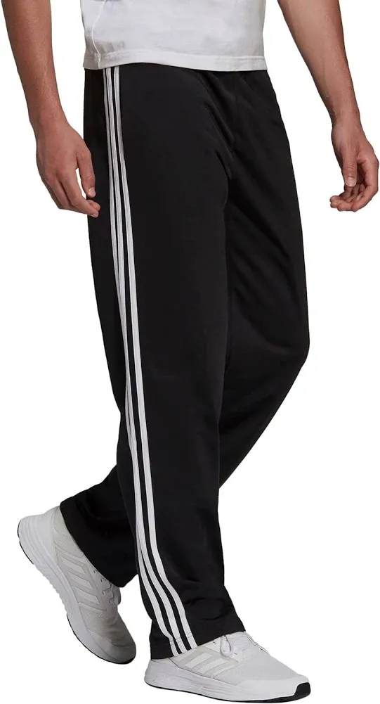 adidas Men's Essentials Warm-up Open Hem 3-stripes Tracksuit Pants