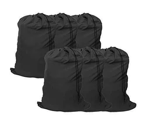 YETHAN Extra Large Laundry Bag 6 Pack, Travel Laundry Bags with Drawstring ...