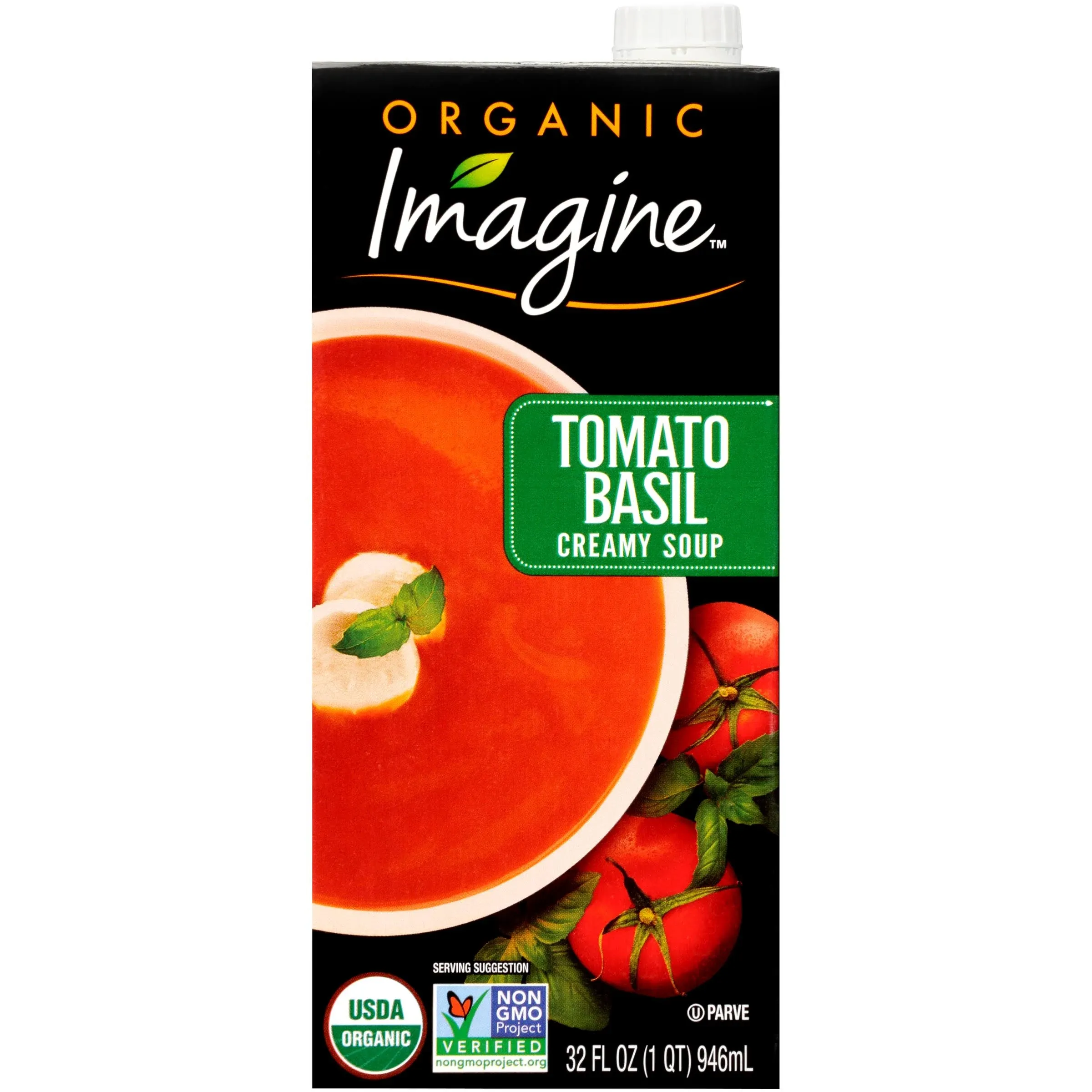 Imagine Creamy Soup, Organic, Tomato Basil - 32 fl oz