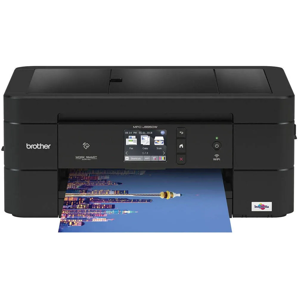 Brother Wireless All-in-One Inkjet Printer MFC-J895DW Multi-Function Color Pr...