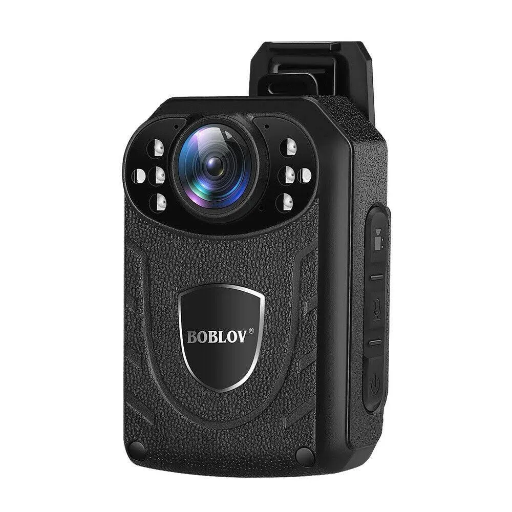 BOBLOV KJ21 1296P Body Mounted Camera Night Vision HD For Police Security Guard