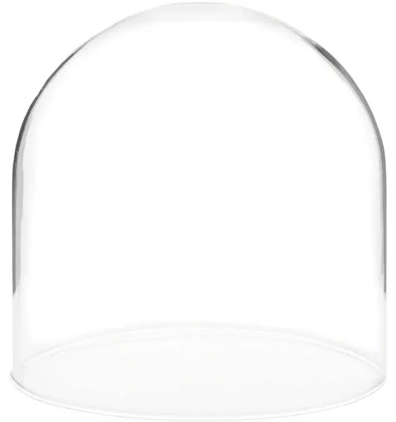 Plymor Brand 4" x 4" Glass Display Dome Cloche (No Base)