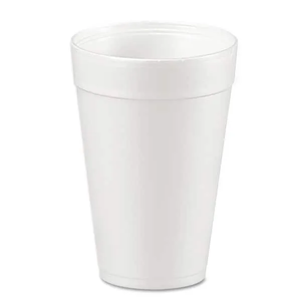 Dart Drink Foam Cups, 32 oz, White