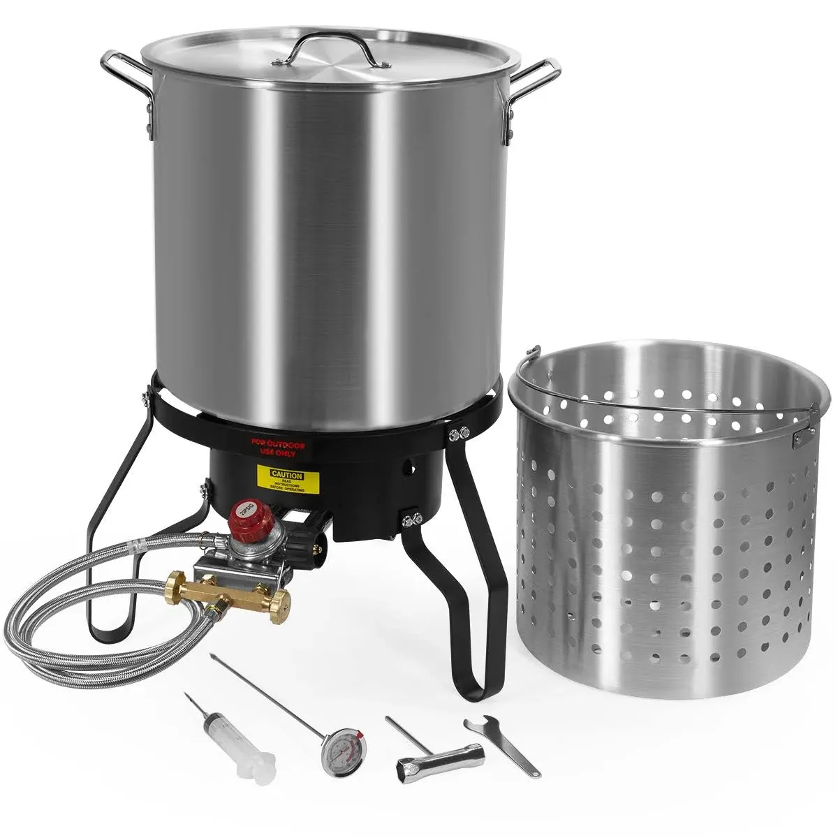 Barton 52QT Portable Propane Outdoor Deep Frying/Boiling 80,000BTU Stove Burner