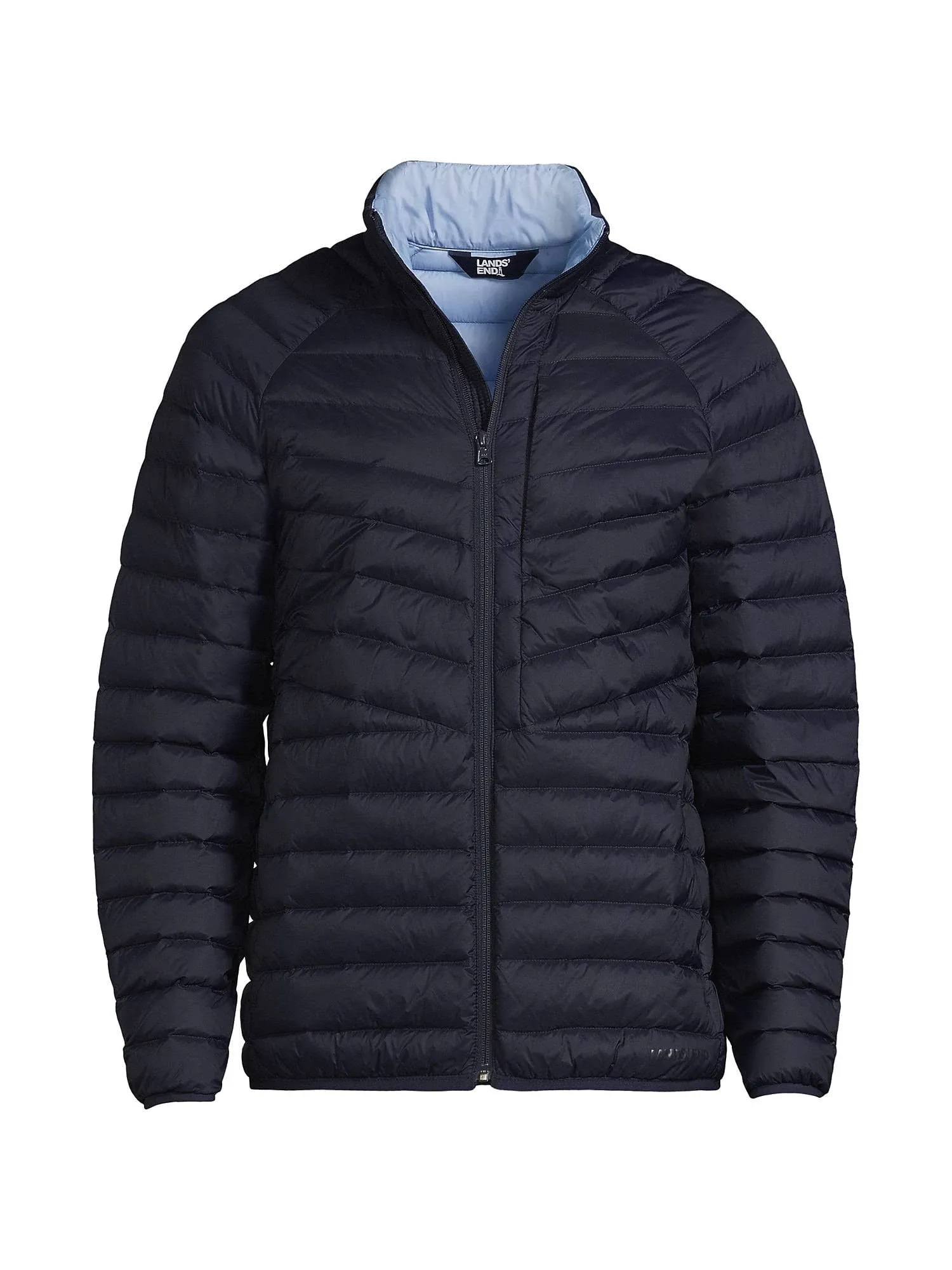 Lands' End Men's Wanderweight Ultralight Packable Hooded Down Jacket