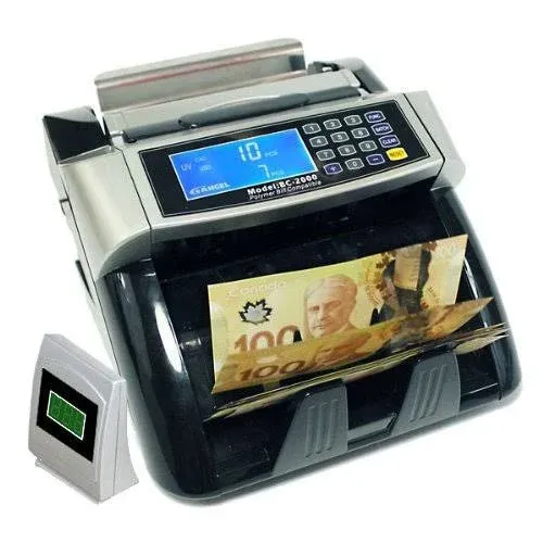 Polymer &amp; Paper Canadian &amp; USD Currency Bill Counter Plastic Money Banknote CAD