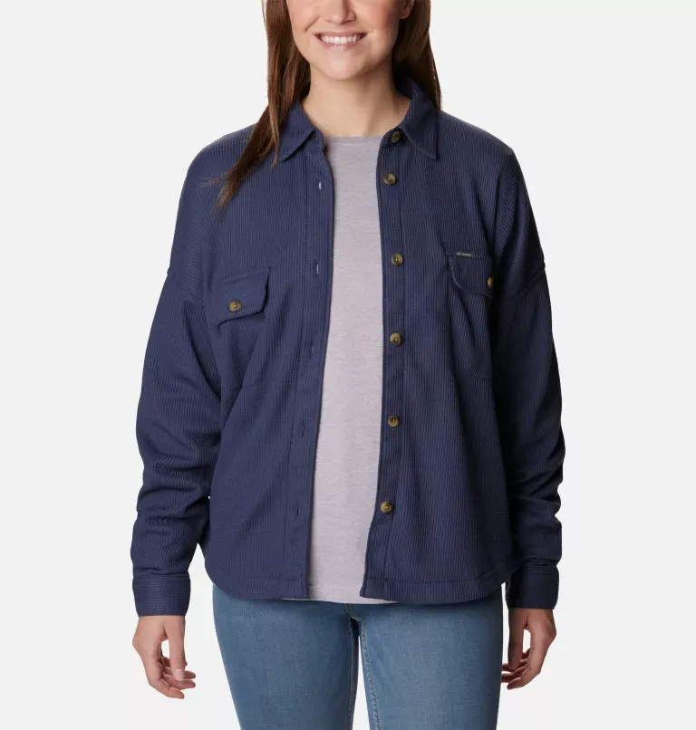 Women's Columbia Holly Hideaway™ Waffle Shirt Jacket