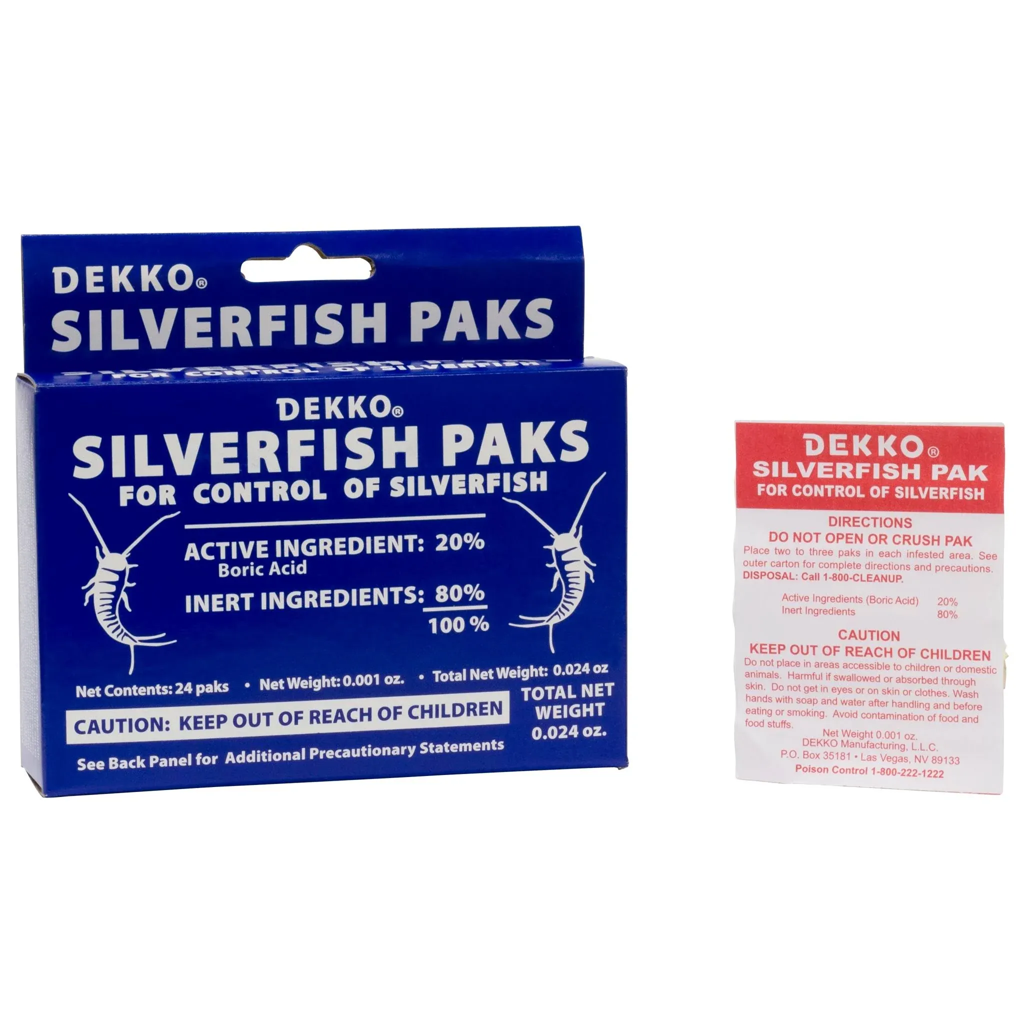 Dekko Silverfish Packs