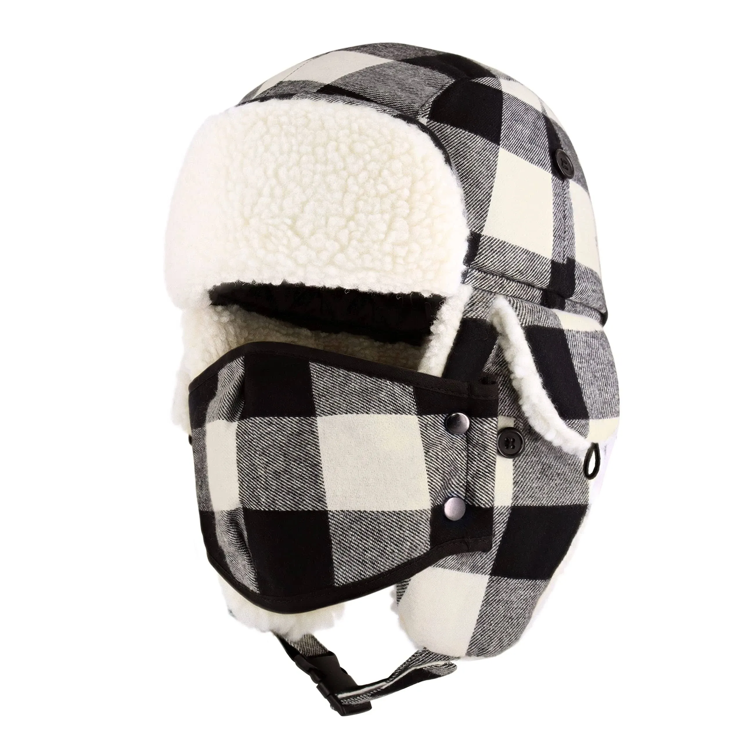 CHOK.LIDS Lumberjack Plaid Winter Trapper Unisex Premium Extra Strength Ear Flap