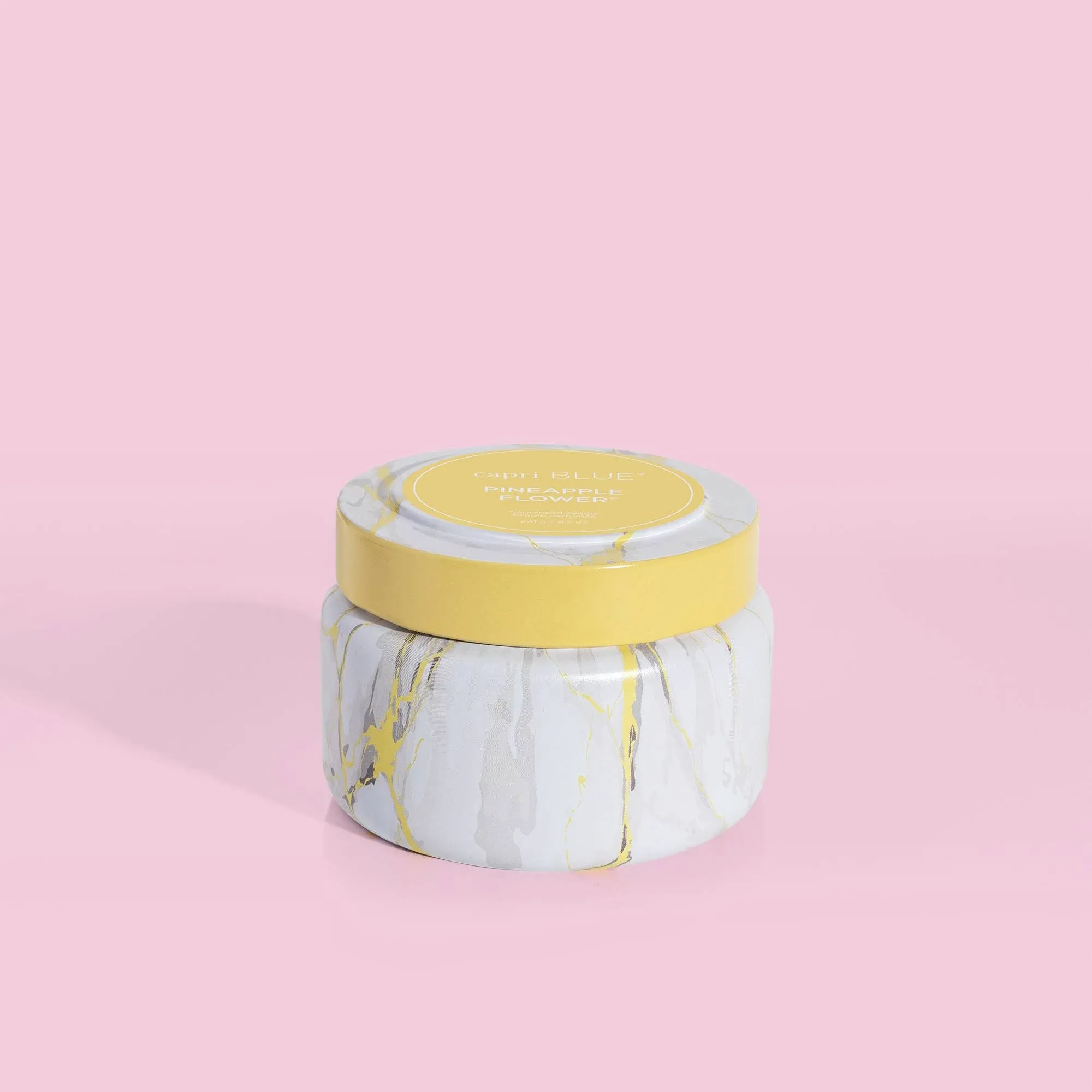 Pineapple Flower Marble Candle