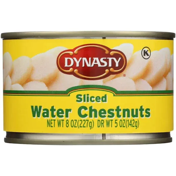 Dynasty Canned Sliced Water Chestnuts, 8 Ounce (Pack of 12)