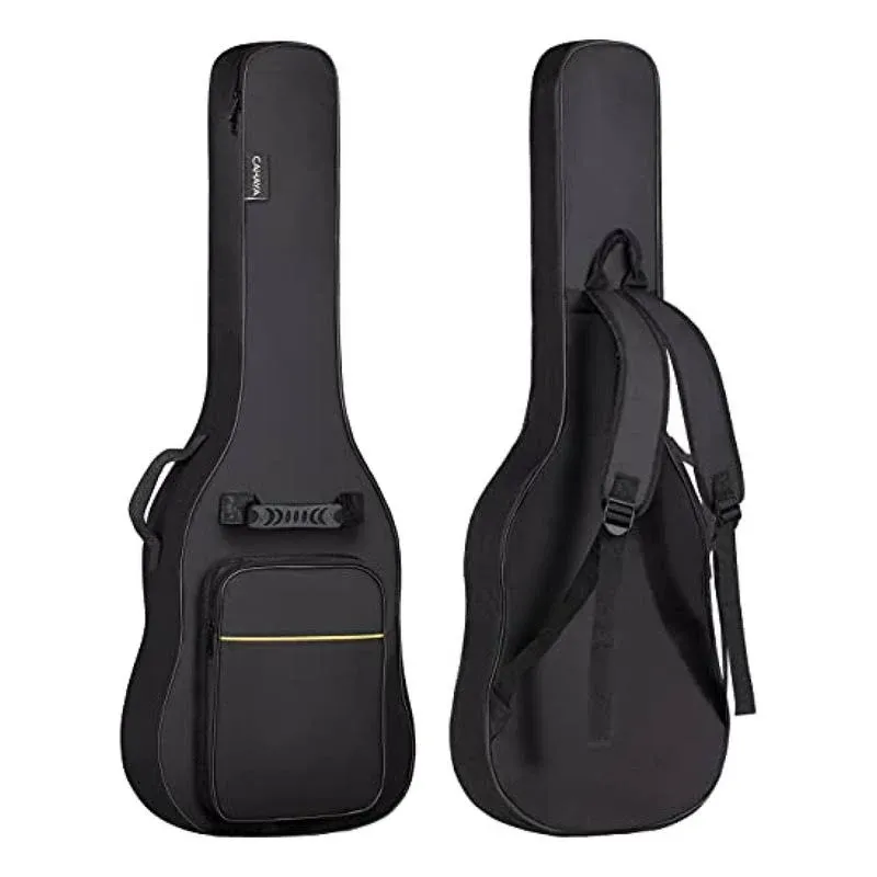 CAHAYA Electric Guitar Bag Padded Gig Bag Soft Case - 0.5in Thick Padding with Reflective Bands CY0201