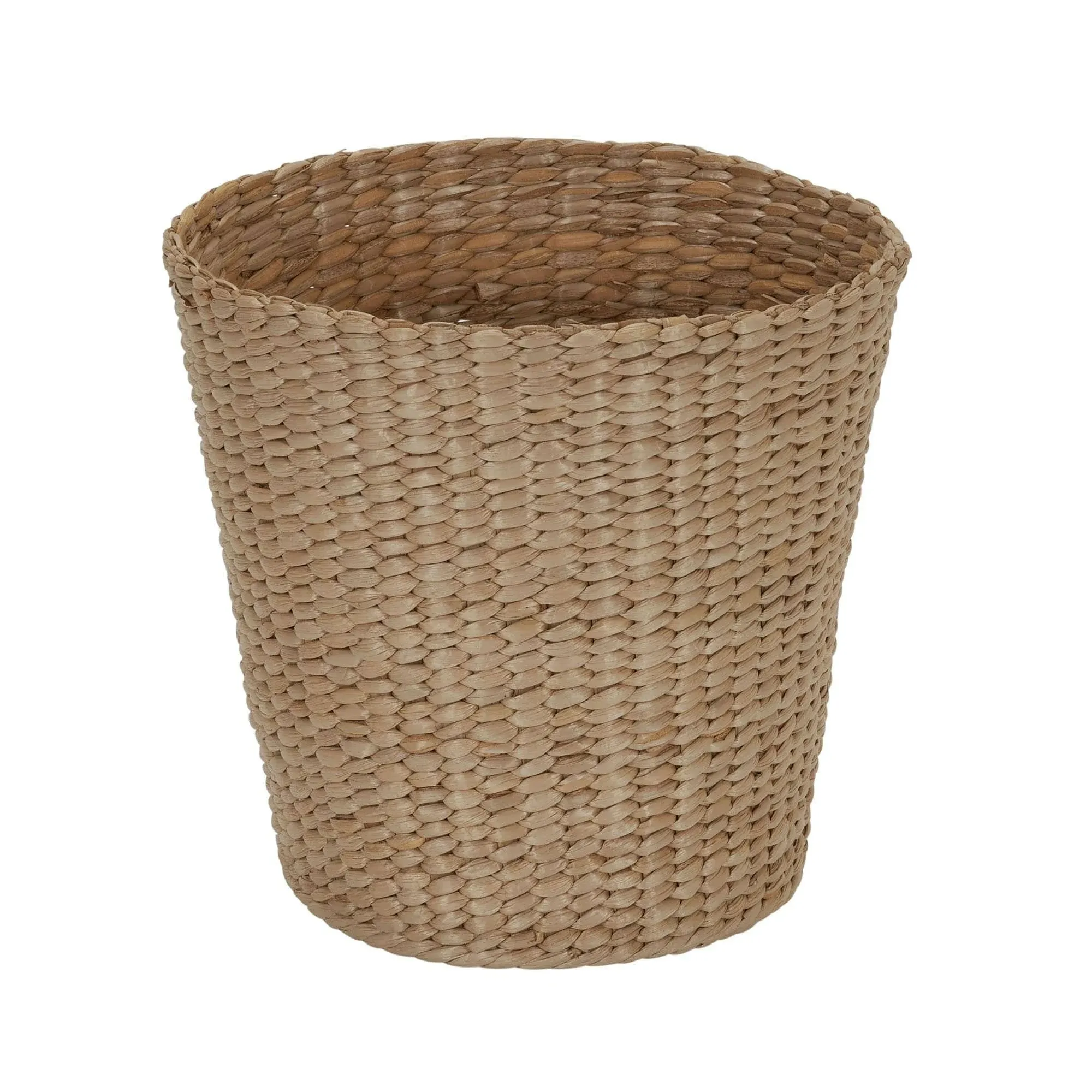 Household Essentials Flexible Wicker Waste Basket, Brown