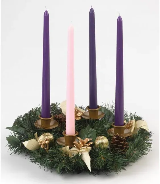 Traditional Pine Cone Advent Wreath